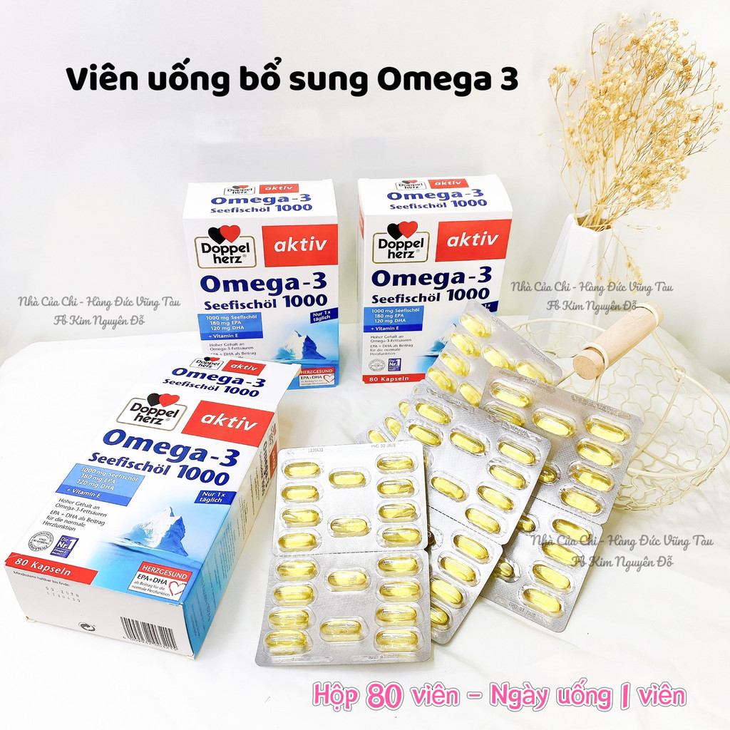 -Dầu cá biển Omega-3 1000 của Đức