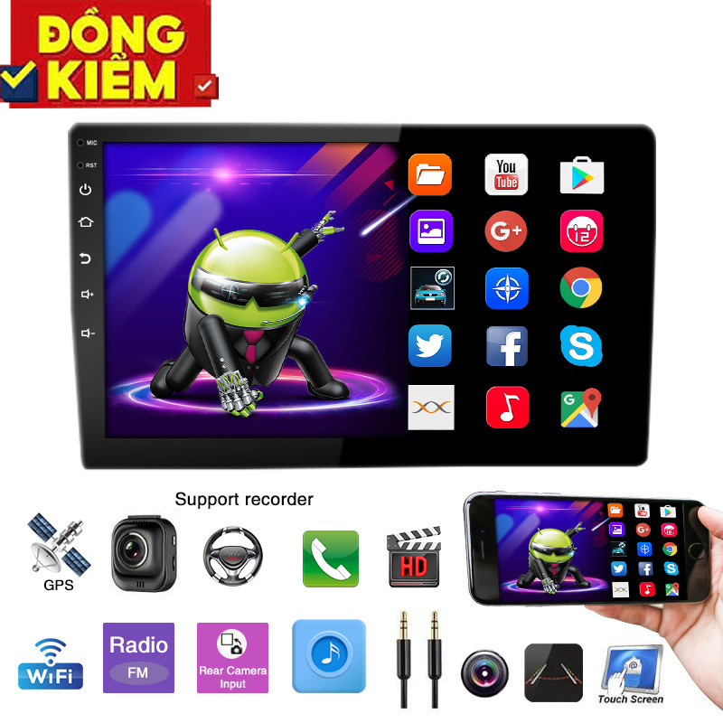 Màn hình Android WIFI RAM 2G ROM 32G, kết nối wifi vào mạng, Andorid mới nhất, dvd android cho ô tô GIÁ SIÊU RẺ | BigBuy360 - bigbuy360.vn