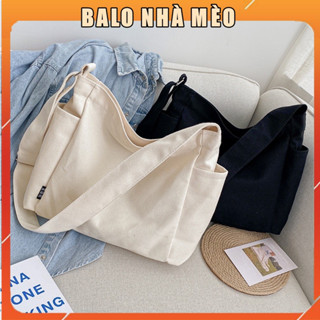 Túi Đeo Chéo Nữ vải canvas Túi Đeo Vai đi học đi chơi phong cách Hàn Quốc -balonhameo