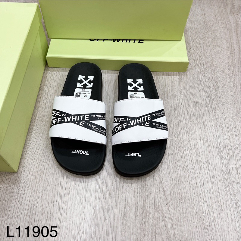 (GIÁ XƯỞNG) Dép lê off white quai da siêu nét - Dép nam quai da đỉnh cao Rẻ Nhất Shopeee | BigBuy360 - bigbuy360.vn