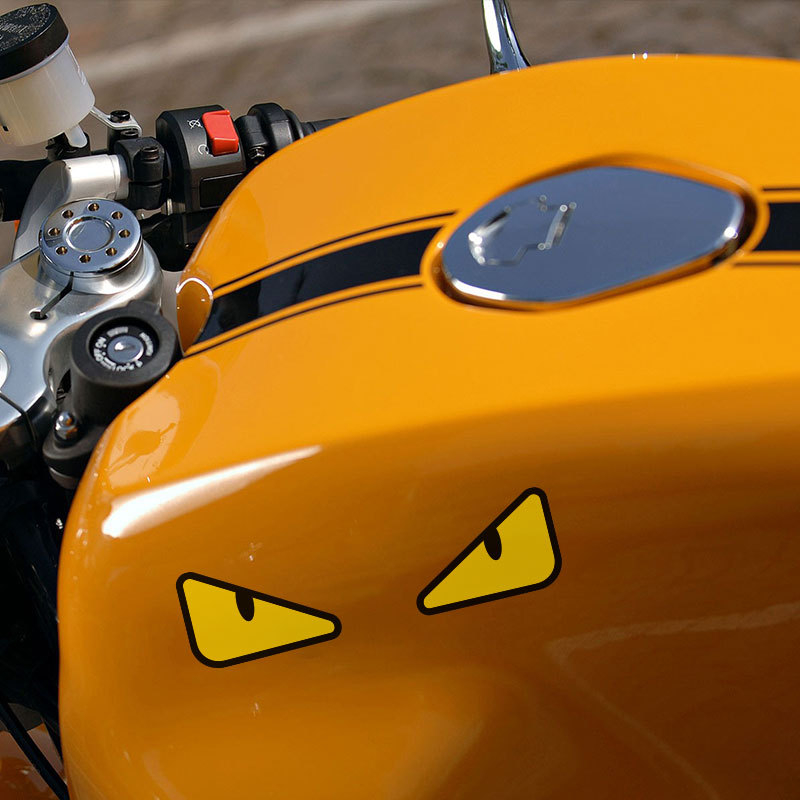 Sticker mắt quỷ siêu ngầu dán ô tô xe máy