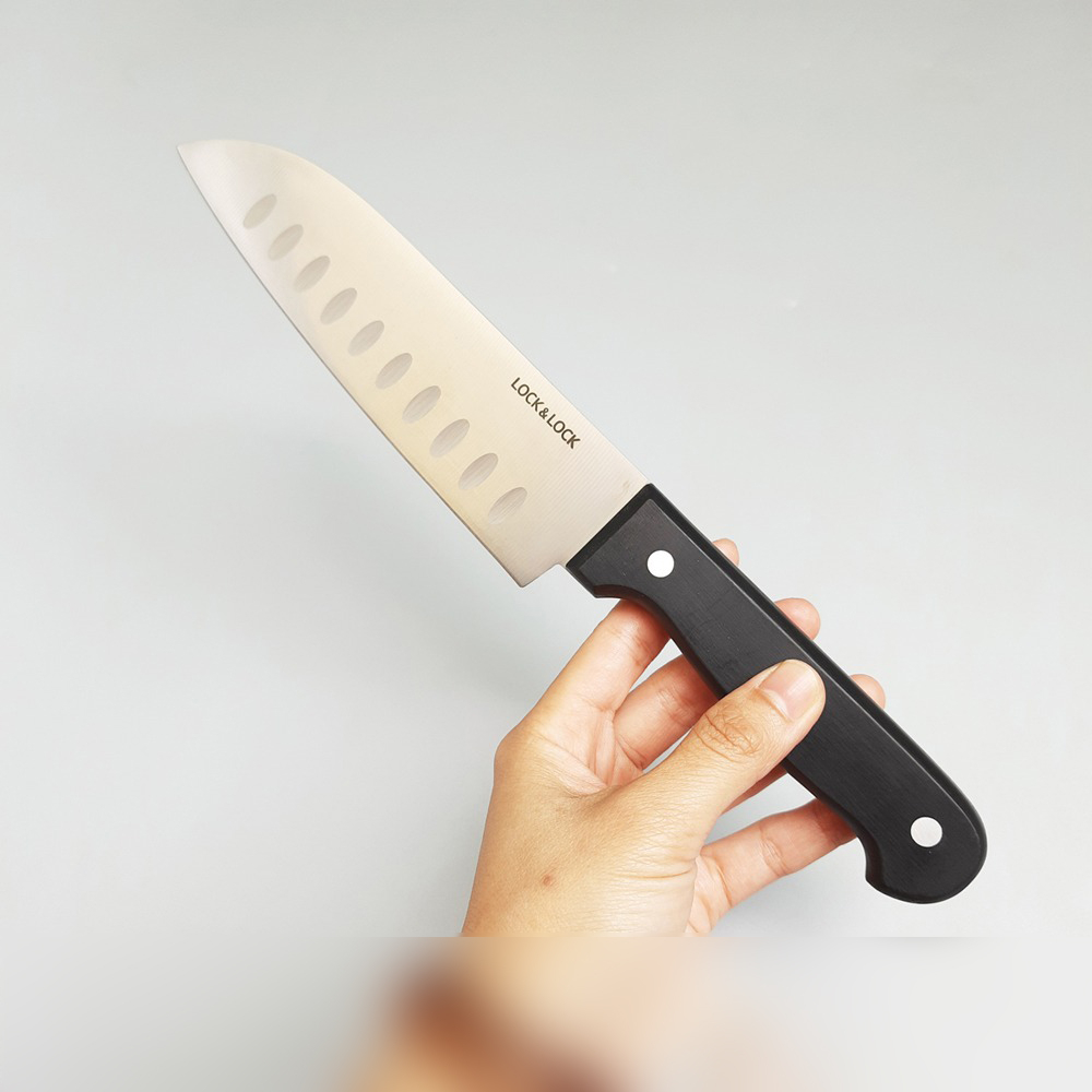 DAO THÁI LÀM BẾP SANTOKU LOCKNLOCK CKK921 - Chính hãng