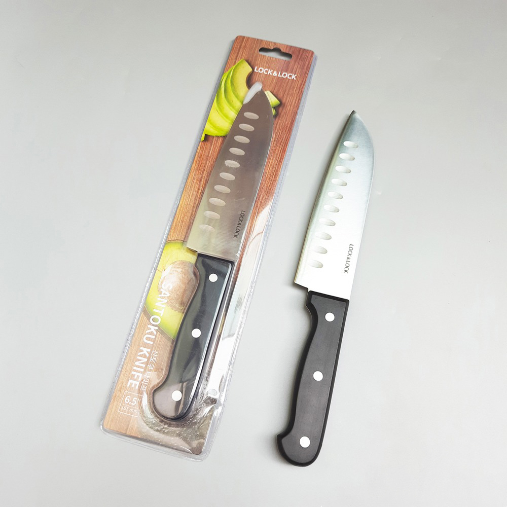 DAO THÁI LÀM BẾP SANTOKU LOCKNLOCK CKK921 - Chính hãng