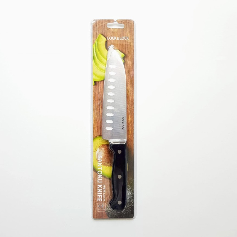 DAO THÁI LÀM BẾP SANTOKU LOCKNLOCK CKK921 - Chính hãng