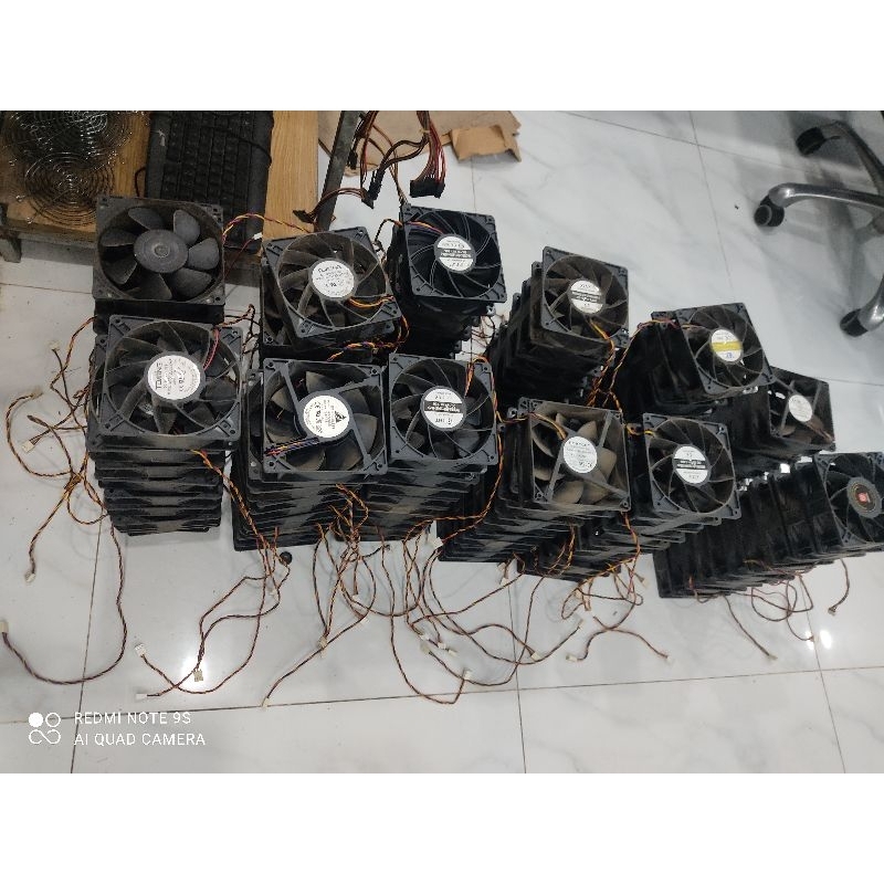 Fan 12cm  12v dành cho case 4u, máy đào coin