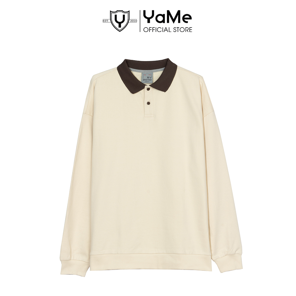 Áo Sweater Nam  Nữ Form Rộng Có Cổ Tay Dài Đơn Giản Thời Trang Thương Hiệu Y2010 The Style Of No Style 49 21562 |YaMe|