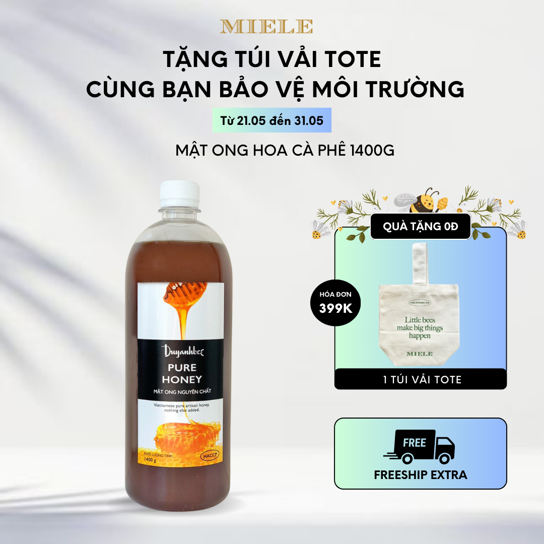 Mật Ong Hoa Cà Phê Nguyên Chất Duy Anh Bee 1,4kg