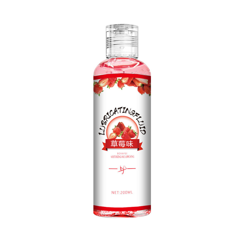 Gel bôi trơn hương dâu Boyafei 200ml chiết xuất từ thiên nhiên nội địa Trung chính hãng giá rẻ tiết kiệm