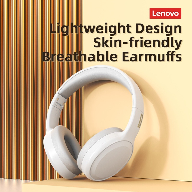 Lenovo TH30 Tai nghe Bluetooth không dây 5.0 tai nghe chụp tai Bluetooth thao trò chơi tai nghe Fone Bluetooth