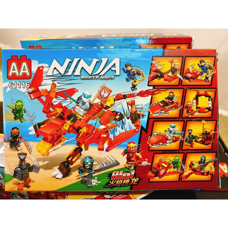bộ đồ chơi lắp ghép ninja go