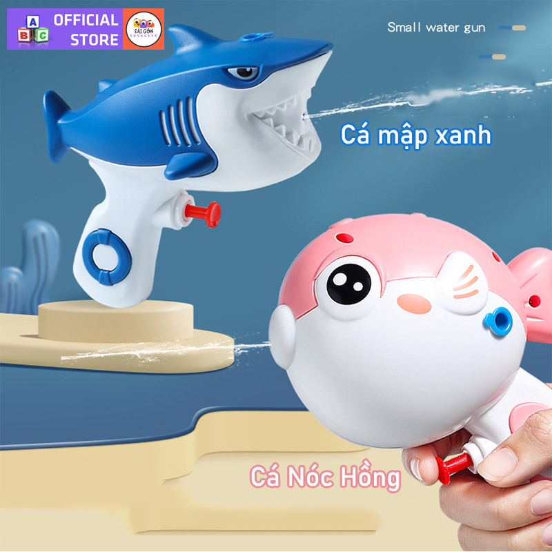 Súng Nước Mini Cầm Tay Cho Bé Hình Động Vật Dễ Thương Sâu Lava, Nhiều Màu Sắc Đồ Chơi Giải Nhiệt Mùa Hè Cho Bé
