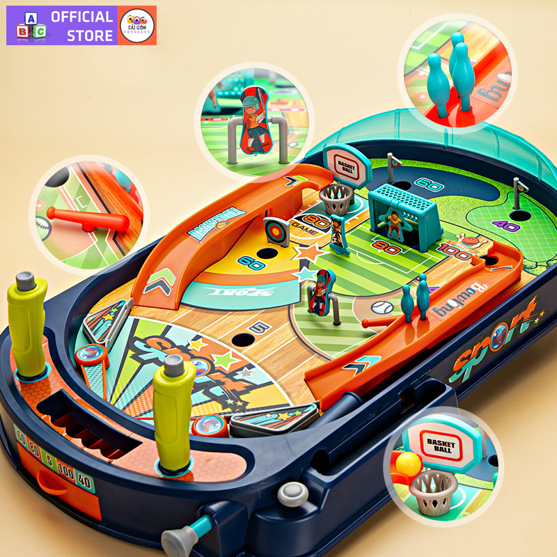 Bộ Đồ Chơi Máy Bắn Bóng Lăn PINBALL Sân Đấu Thể Thao Đa Chức Năng Đồ Chơi Thông Minh Rèn Luyện Tay Mắt Tư Duy Cho Bé