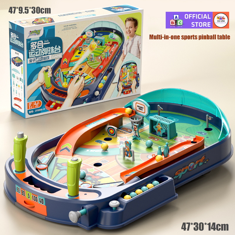 Bộ Đồ Chơi Máy Bắn Bóng Lăn PINBALL Sân Đấu Thể Thao Đa Chức Năng Đồ Chơi Thông Minh Rèn Luyện Tay Mắt Tư Duy Cho Bé