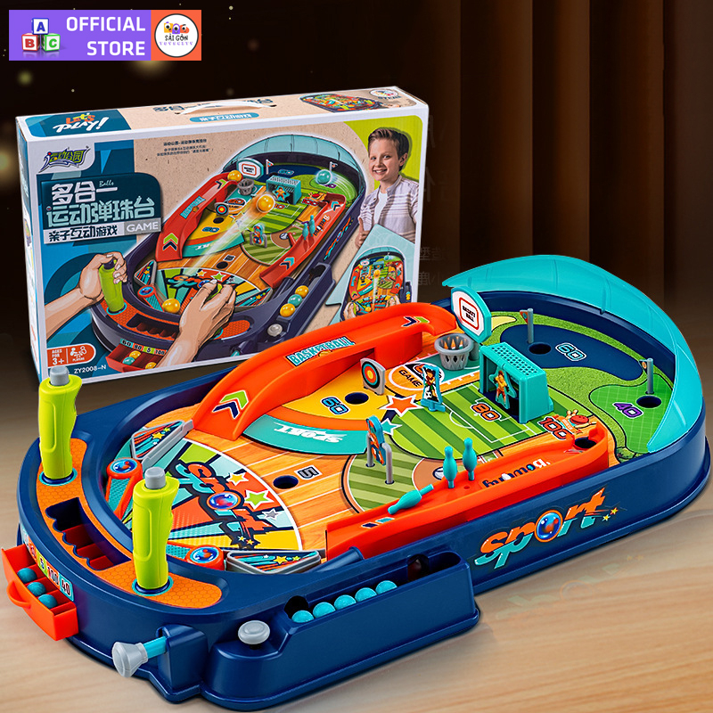 Bộ Đồ Chơi Máy Bắn Bóng Lăn PINBALL Sân Đấu Thể Thao Đa Chức Năng Đồ Chơi Thông Minh Rèn Luyện Tay Mắt Tư Duy Cho Bé