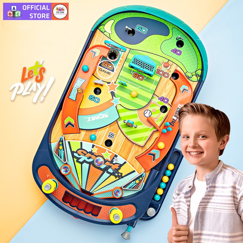 Bộ Đồ Chơi Máy Bắn Bóng Lăn PINBALL Sân Đấu Thể Thao Đa Chức Năng Đồ Chơi Thông Minh Rèn Luyện Tay Mắt Tư Duy Cho Bé