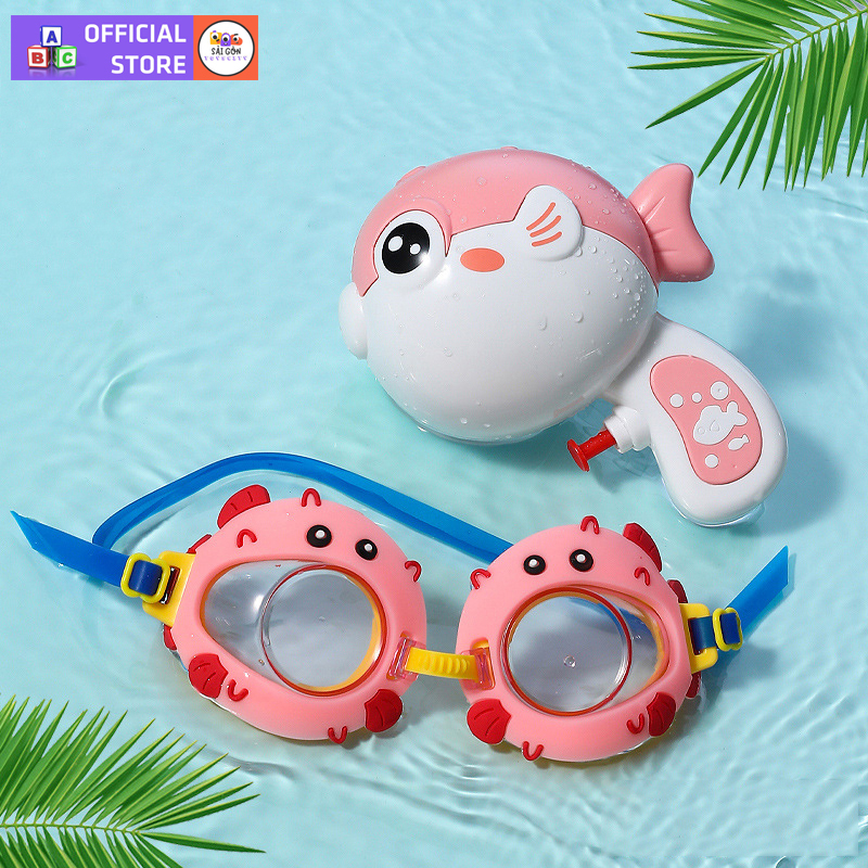 Súng Nước Mini Cầm Tay Cho Bé Hình Động Vật Dễ Thương Sâu Lava, Nhiều Màu Sắc Đồ Chơi Giải Nhiệt Mùa Hè Cho Bé