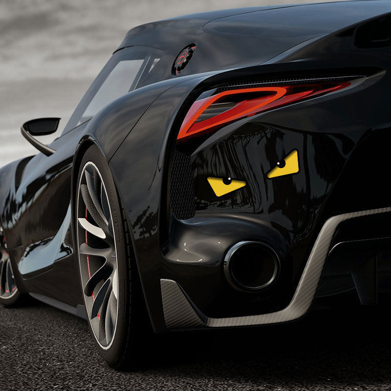 Sticker dán xe, miếng dán xe con mắt quỷ dán xe oto xe máy