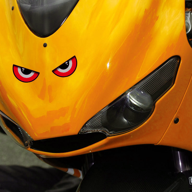 Sticker dán xe, miếng dán xe con mắt quỷ dán xe oto xe máy