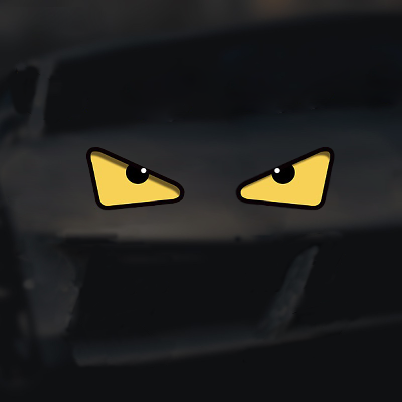 Sticker dán xe, miếng dán xe con mắt quỷ dán xe oto xe máy
