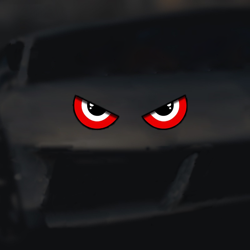 Sticker dán xe, miếng dán xe con mắt quỷ dán xe oto xe máy