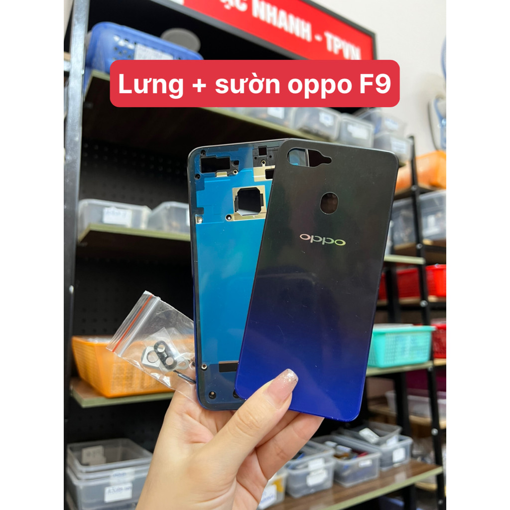 Vỏ Lưng + sườn oppo F9