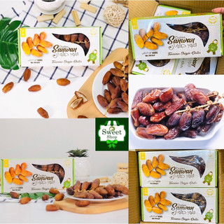 Hàng Air Cao Cấp - Chà Là Nguyên Cành Sấy Dẻo Dates Sanwan Tunisia 500gr Giảm Căng Thẳng, Đẹp Da
