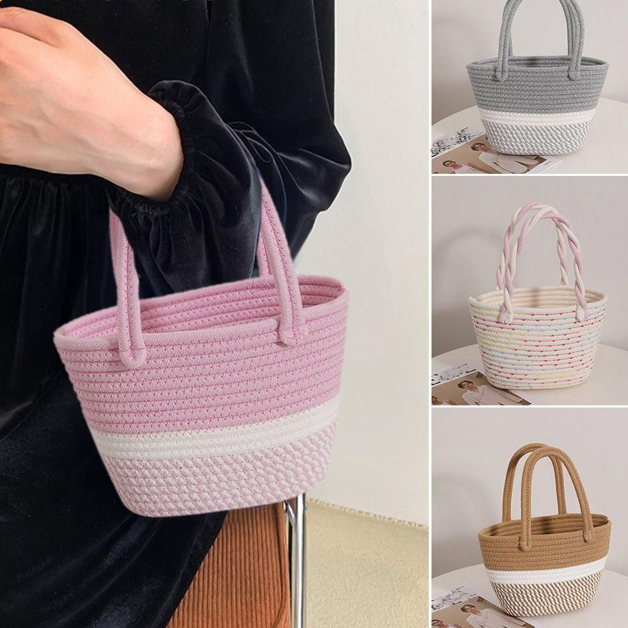 Túi Xách Đan Mây Thời Trang Đi Biển Mùa Hè Cho Nữ.