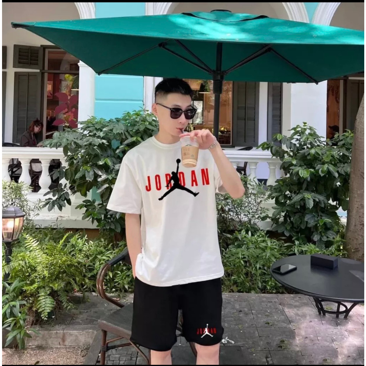 Bộ Quần Áo Thể Thao Mùa Hè Nam Nữ Họa Tiết JOCDAN | BigBuy360 - bigbuy360.vn