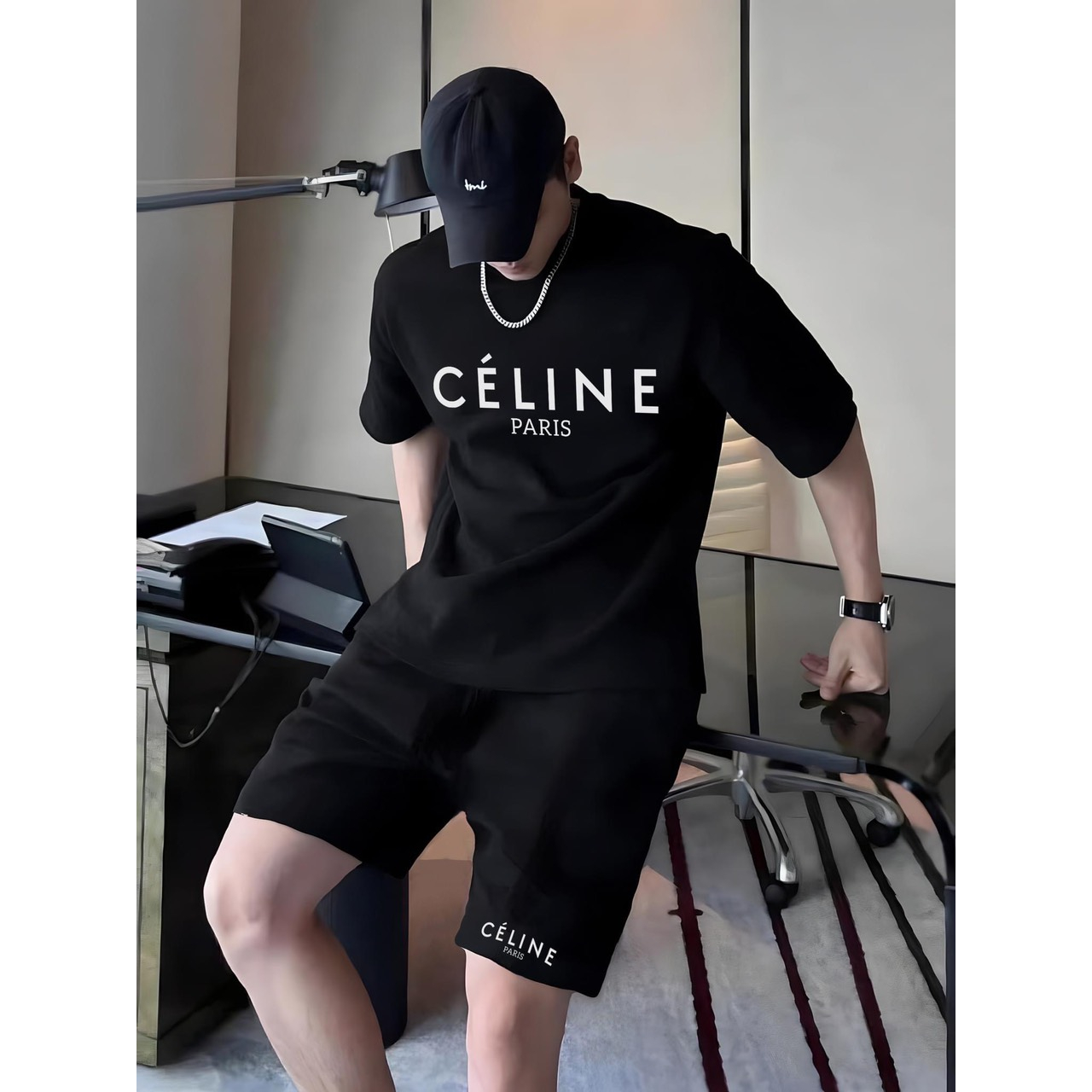 Bộ Thể Thao CELINE PARIS Chất COTTON Thoáng Mát, Thời Trang Nam Nữ Thoải Mái Phong Cách TRẺ TRUNG | BigBuy360 - bigbuy360.vn