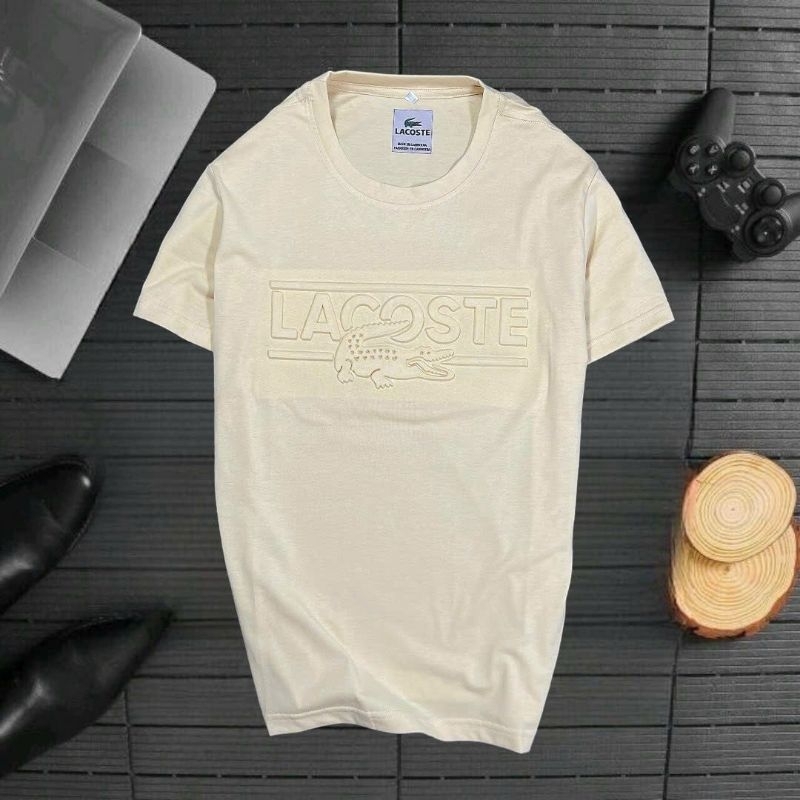 Áo thun nam áo phông cổ tròn Havis dập nổi sang trọng AXK258