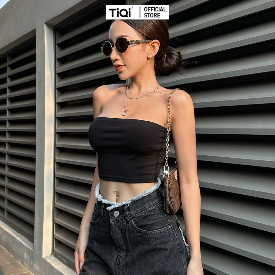 Áo ống nữ vải thun cotton nhiều màu TiQi Jeans A153