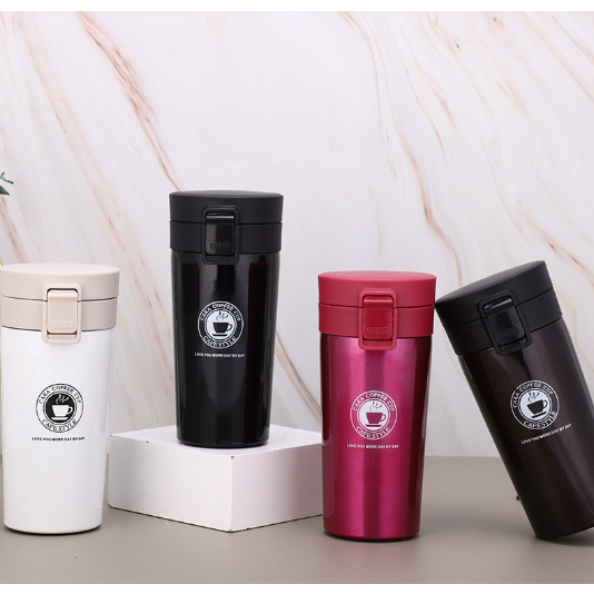Ly Giữ Nhiệt Inox Creative 380ml Có Nắp Bật Chống Tràn Hiệu Quả