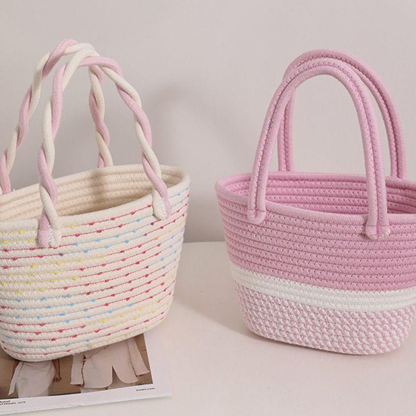 Túi Xách Đan Mây Thời Trang Đi Biển Mùa Hè Cho Nữ.