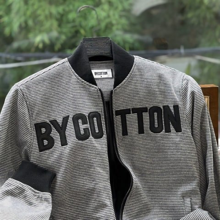 Áo Khoác Nam Cao Cấp By Cotton Embroidery Jacket Bomber BY COTTON