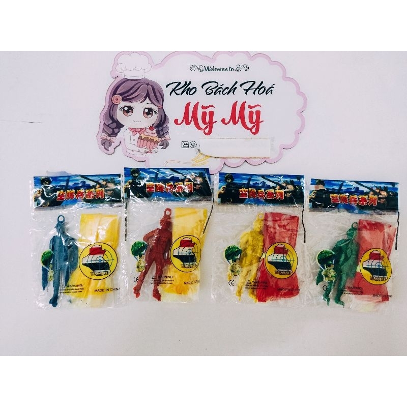 Đồ chơi tuổi thơ lính nhảy dù bằng nhựa