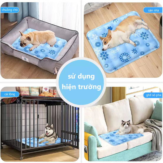 Giao hỏa tốc - Thảm mát cho thú cưng - Đệm gel lạnh chống nóng cho thú cưng