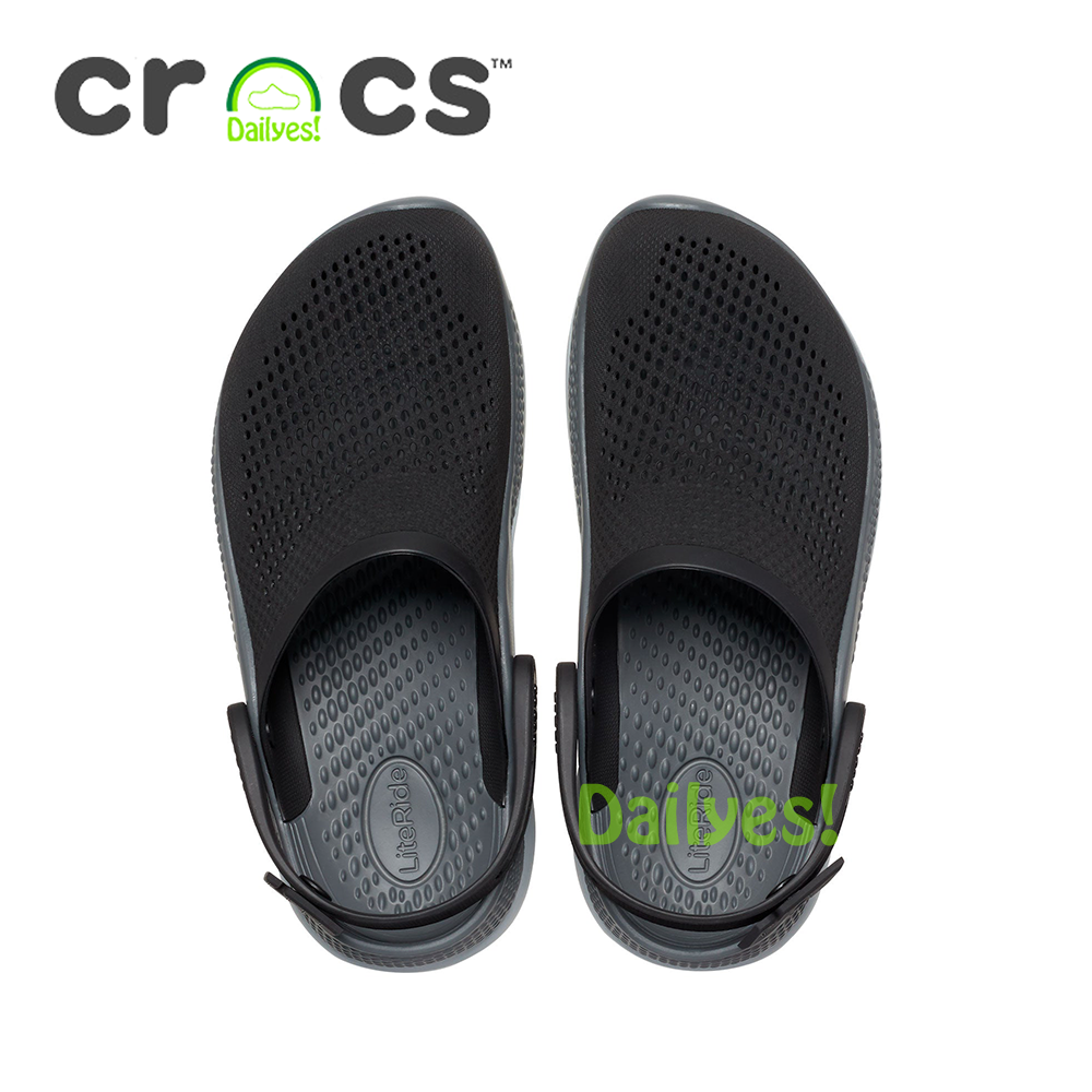 Dép Cross Literide 360 Nam Nữ Màu Đen Đế Xám siêu êm, hàng xịn, full tag, hỗ trợ đổi trả - Cross Literide Dailyes