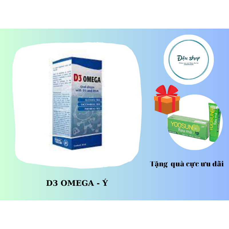 D3 OMEGA- Bổ sung vitamin d3 và DHA cho trẻ