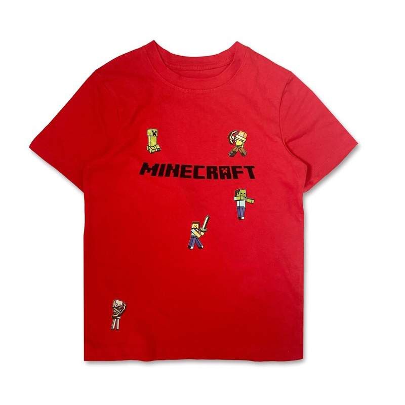 Áo thun cộc tay Minecraft cho bé