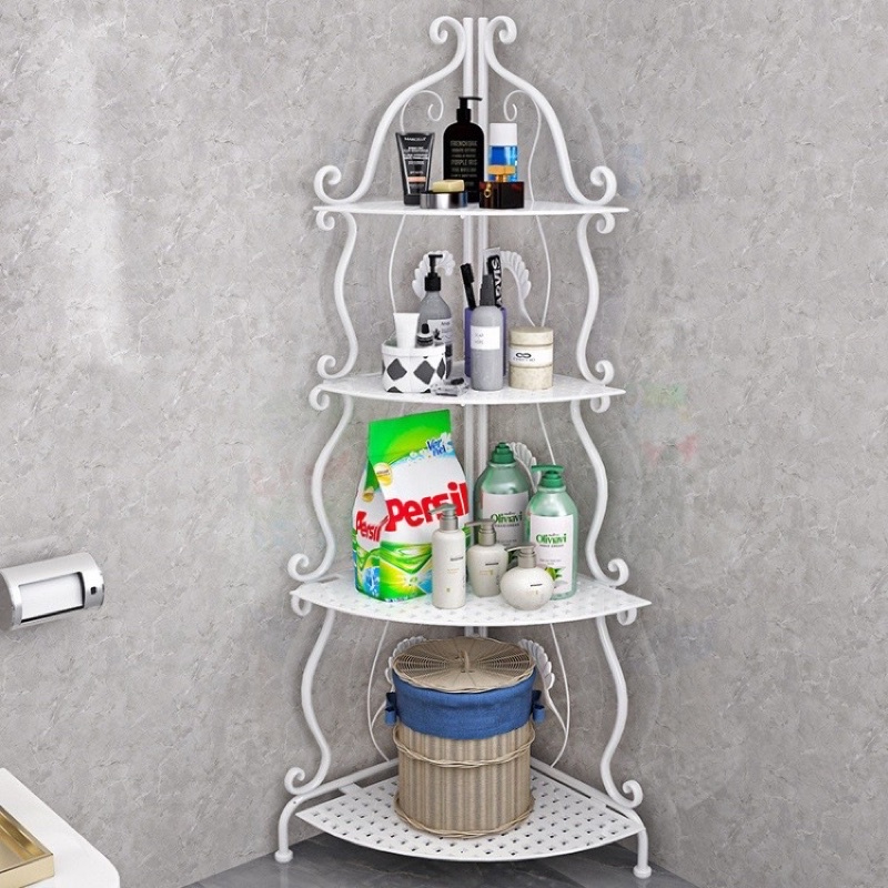 Kệ góc hoa văn - 4 tầng thép cacbon sơn tĩnh điện 5 lớp - Kiểu dáng đẹp - Giao nhanh - Đổi mới trong 7 ngày...