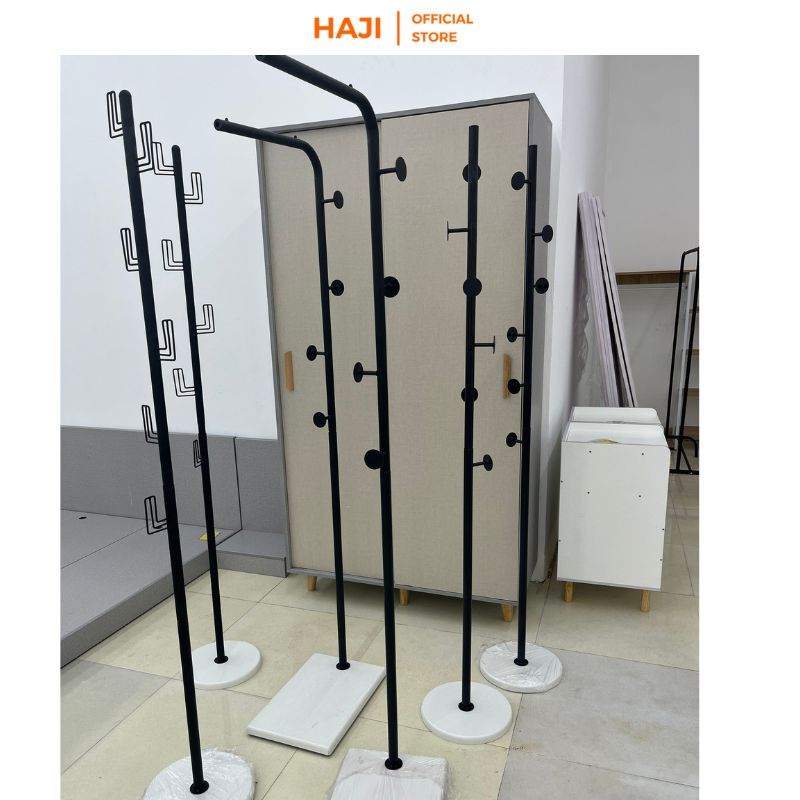 Cây treo quần áo không gỉ nhỏ gọn dành cho homestay, phòng khách thương hiệu HAJI C92