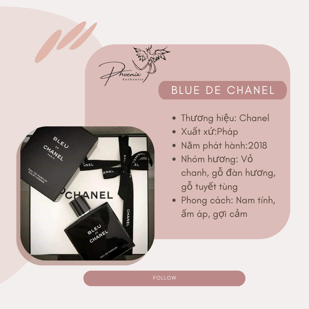 Nước hoa nam bleu.de.chanel chiết 10ml cao cấp mạnh mẽ, lôi cuốn- Phoenix Authentic