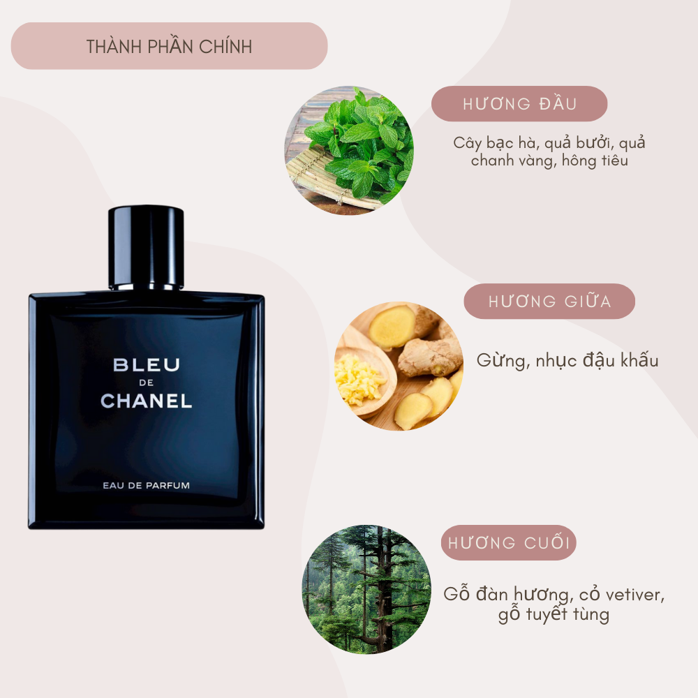 Nước hoa nam bleu.de.chanel chiết 10ml cao cấp mạnh mẽ, lôi cuốn- Phoenix Authentic