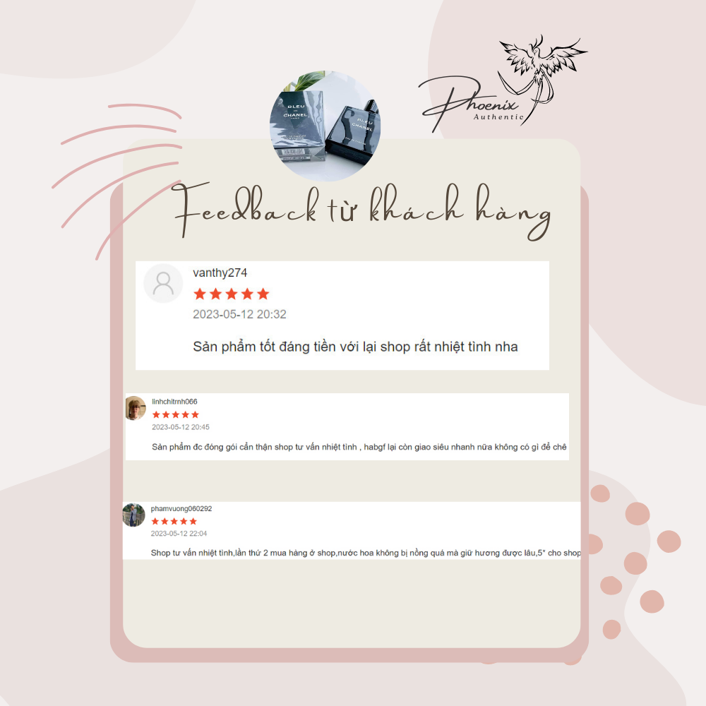 Nước hoa nam bleu.de.chanel chiết 10ml cao cấp mạnh mẽ, lôi cuốn- Phoenix Authentic