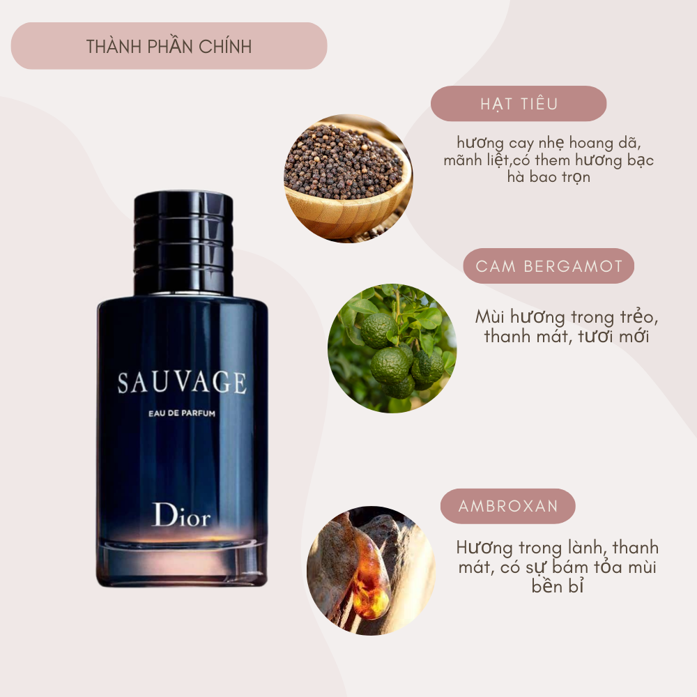 Nước hoa nam Dior sauvage EDP 10ml lịch lãm, cuốn hút- Phoenix Authentic