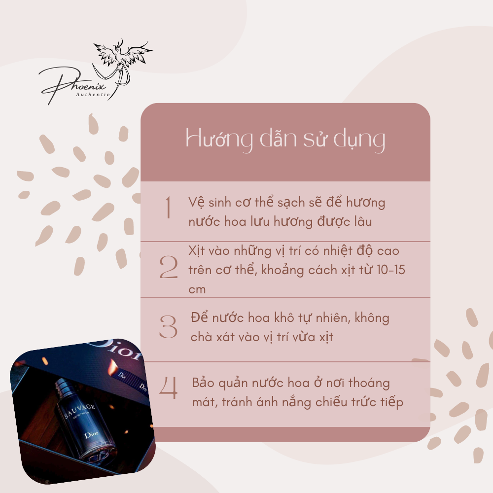 Nước hoa nam Dior sauvage EDP 10ml lịch lãm, cuốn hút- Phoenix Authentic