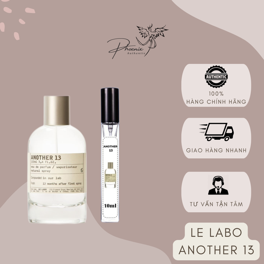 Nước hoa nam nữ Le labo another 13 chai chiết 10ml thanh lịch sang trọng- Phoenix Authentic