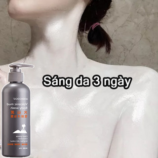 Sữa tắm trắng da 220g toàn thân tắm bùn núi lửa làm trắng da làm trắng Sữa tắm