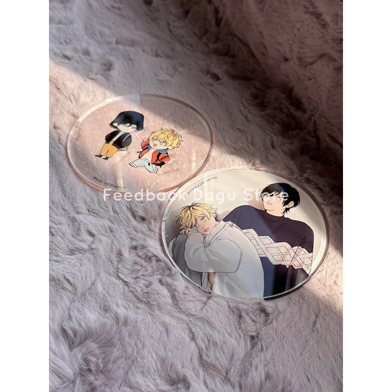 HUY HIỆU VÀ COASTER ACRYLIC SHIKKE SX DROP EVENT CAFE