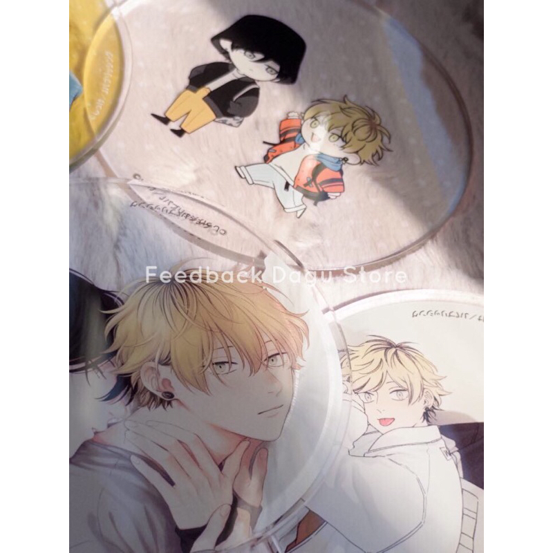 HUY HIỆU VÀ COASTER ACRYLIC SHIKKE SX DROP EVENT CAFE